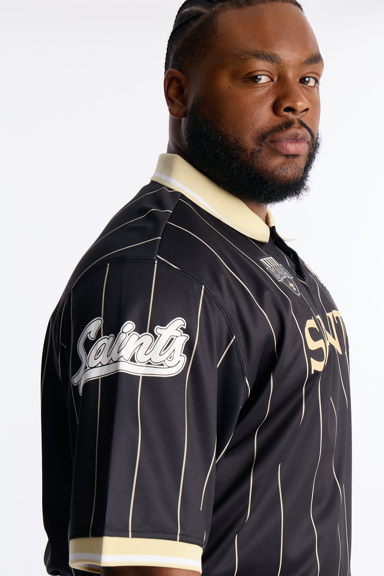 Saints Soccer Polo - Black