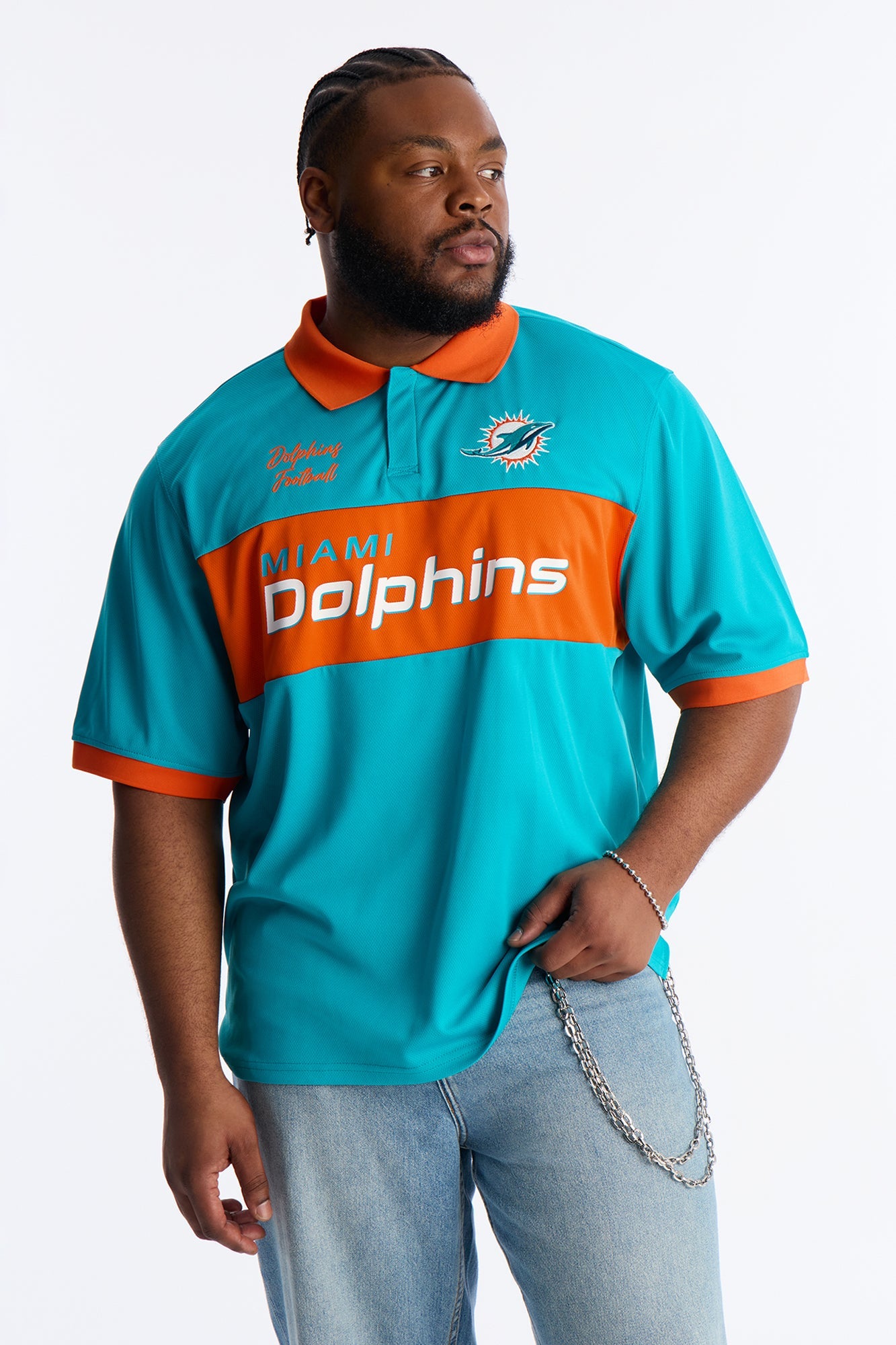 Dolphins Soccer Polo - Teal