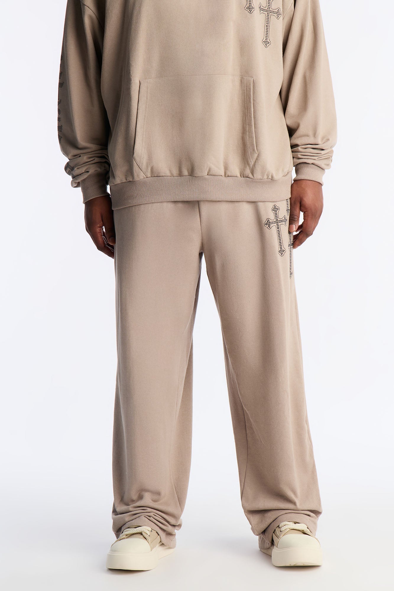 Crosses My Heart Sweatpants - Grey