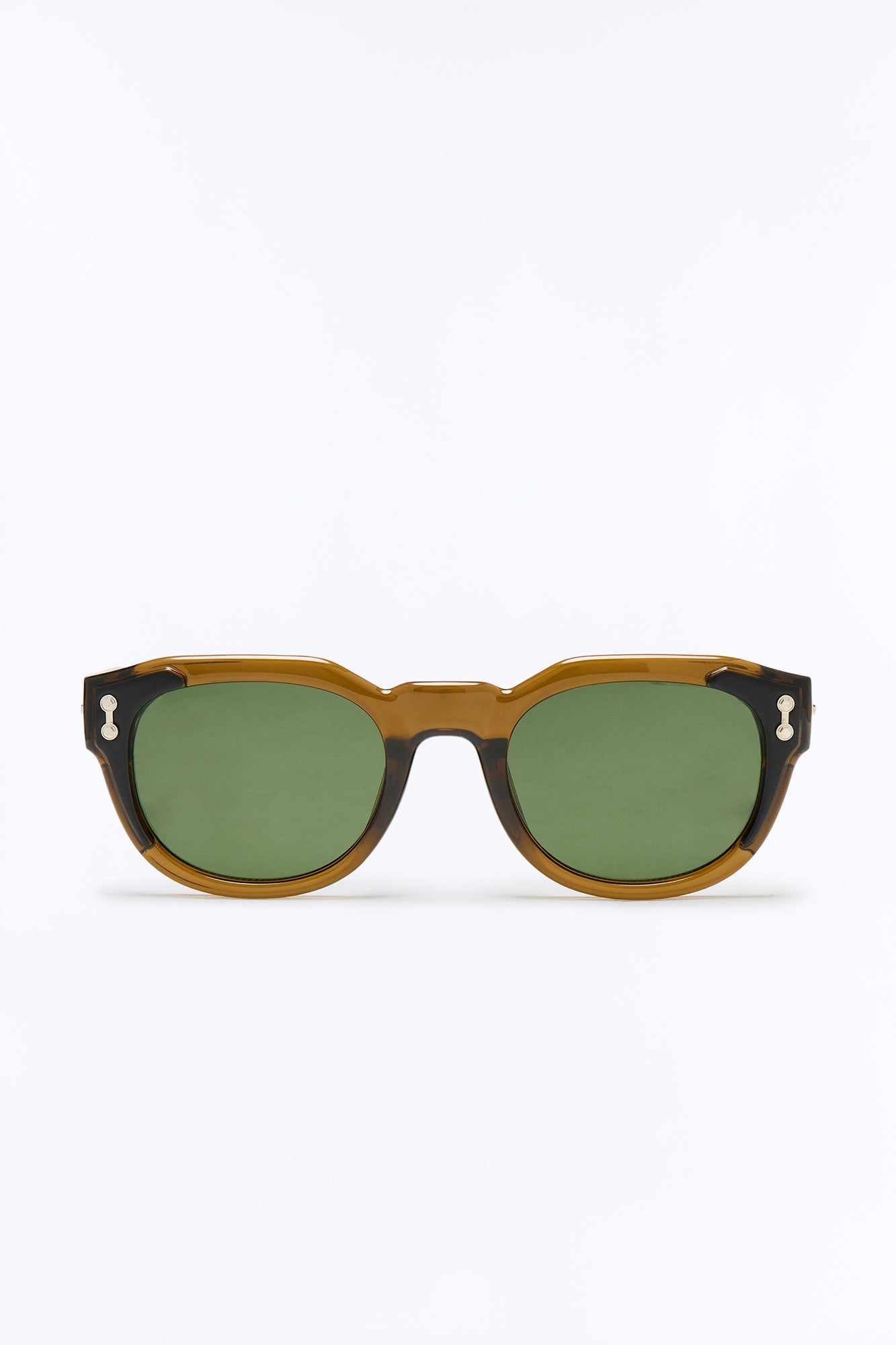 Upscale Round Sunglasses - Olive