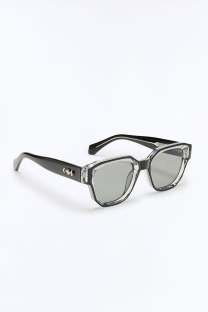 Upscale Angular Sunglasses - Grey
