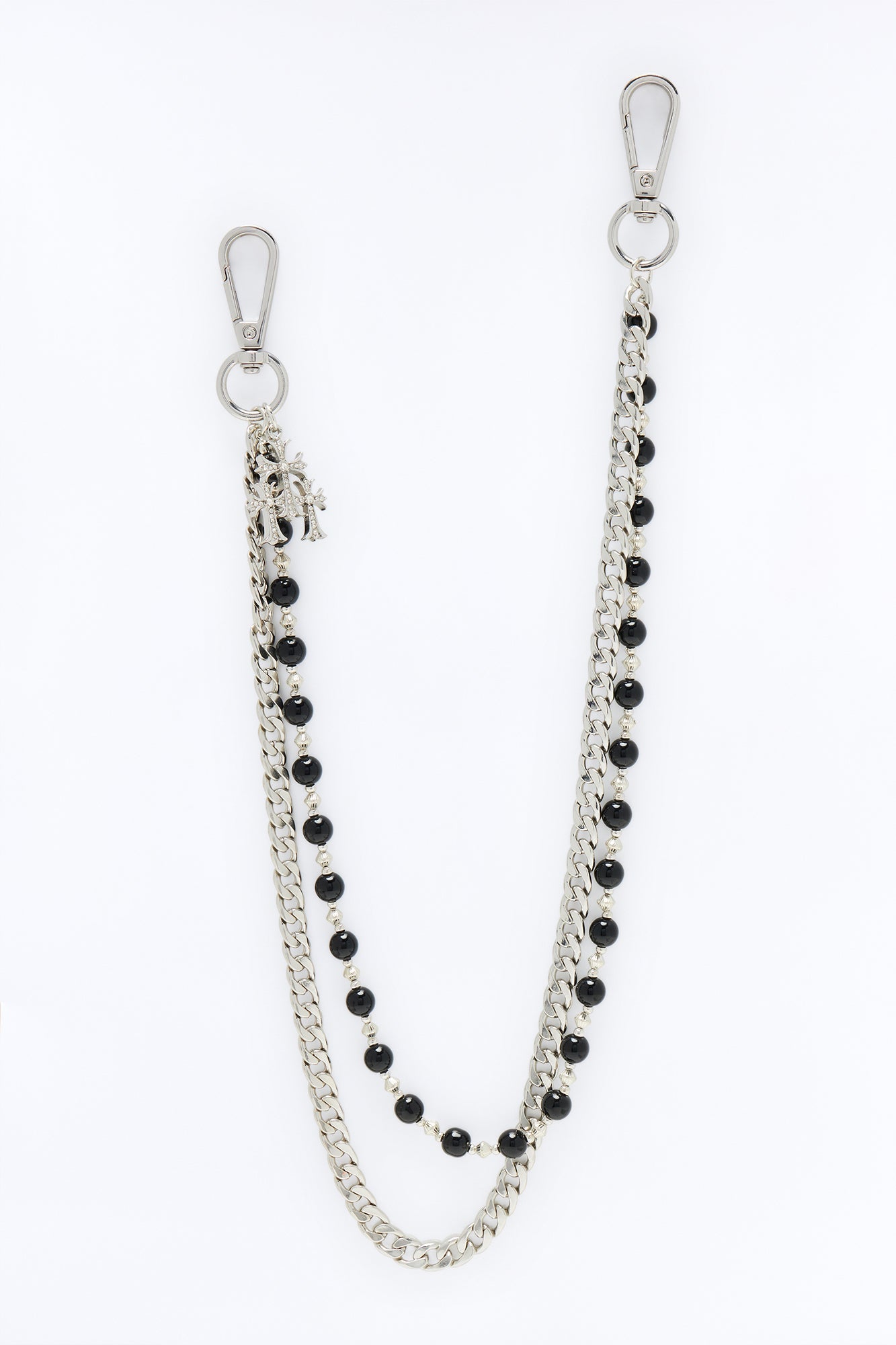 Eclipse Cross Pant Chain - Silver/Black