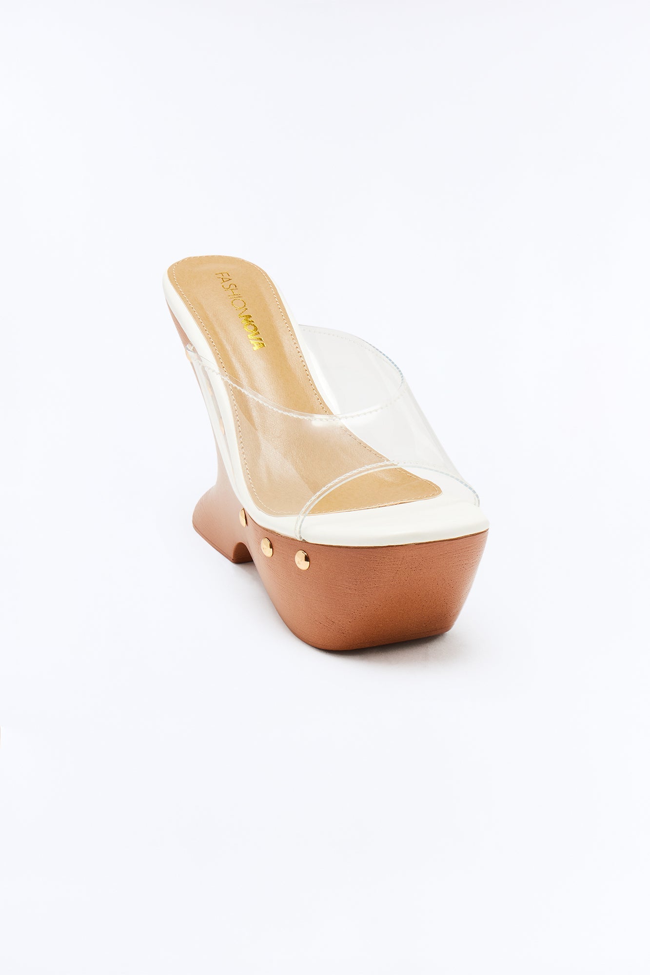 Cal Wood Novelty Wedges - White
