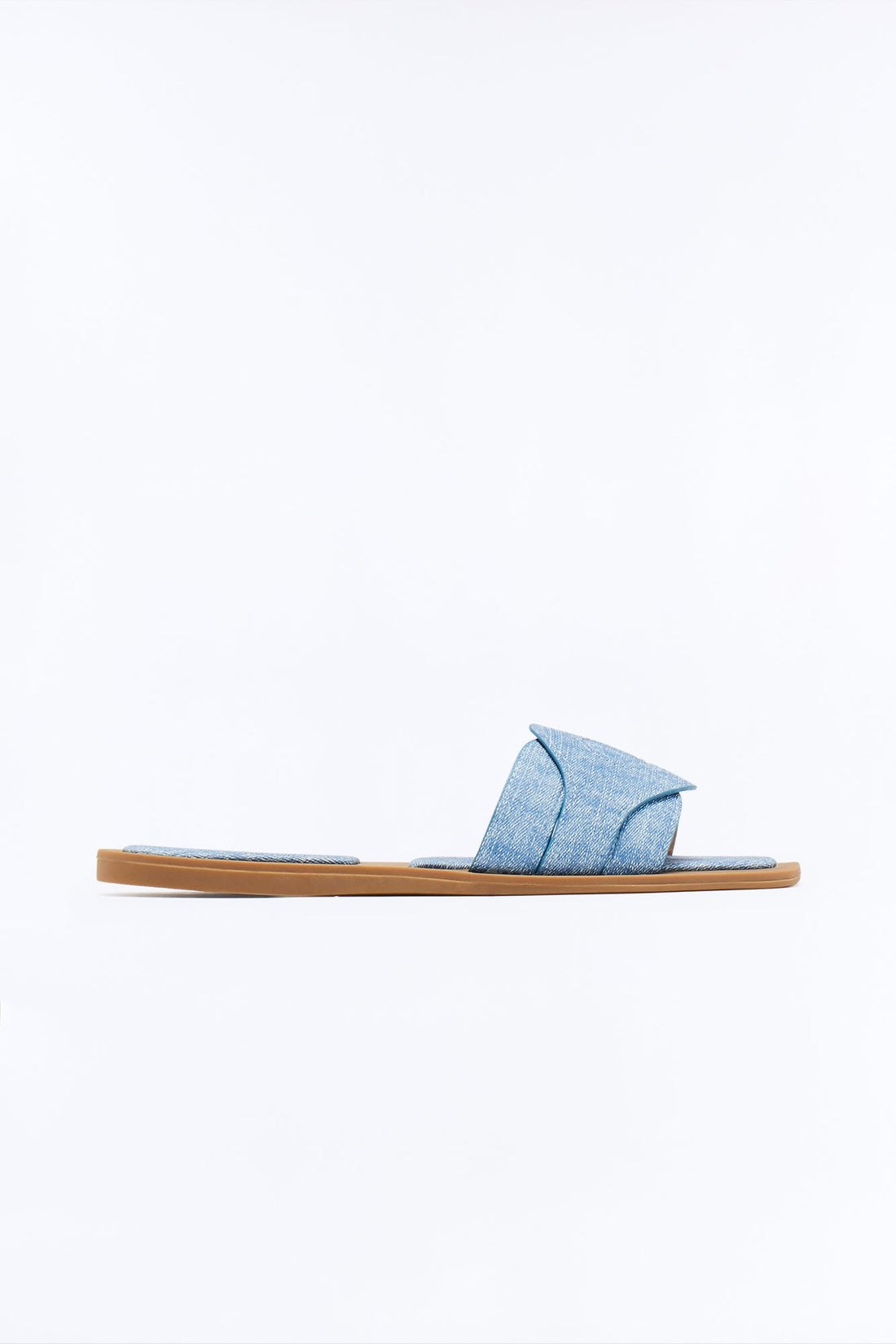 Trissie Denim Slip On Sandals - Denim