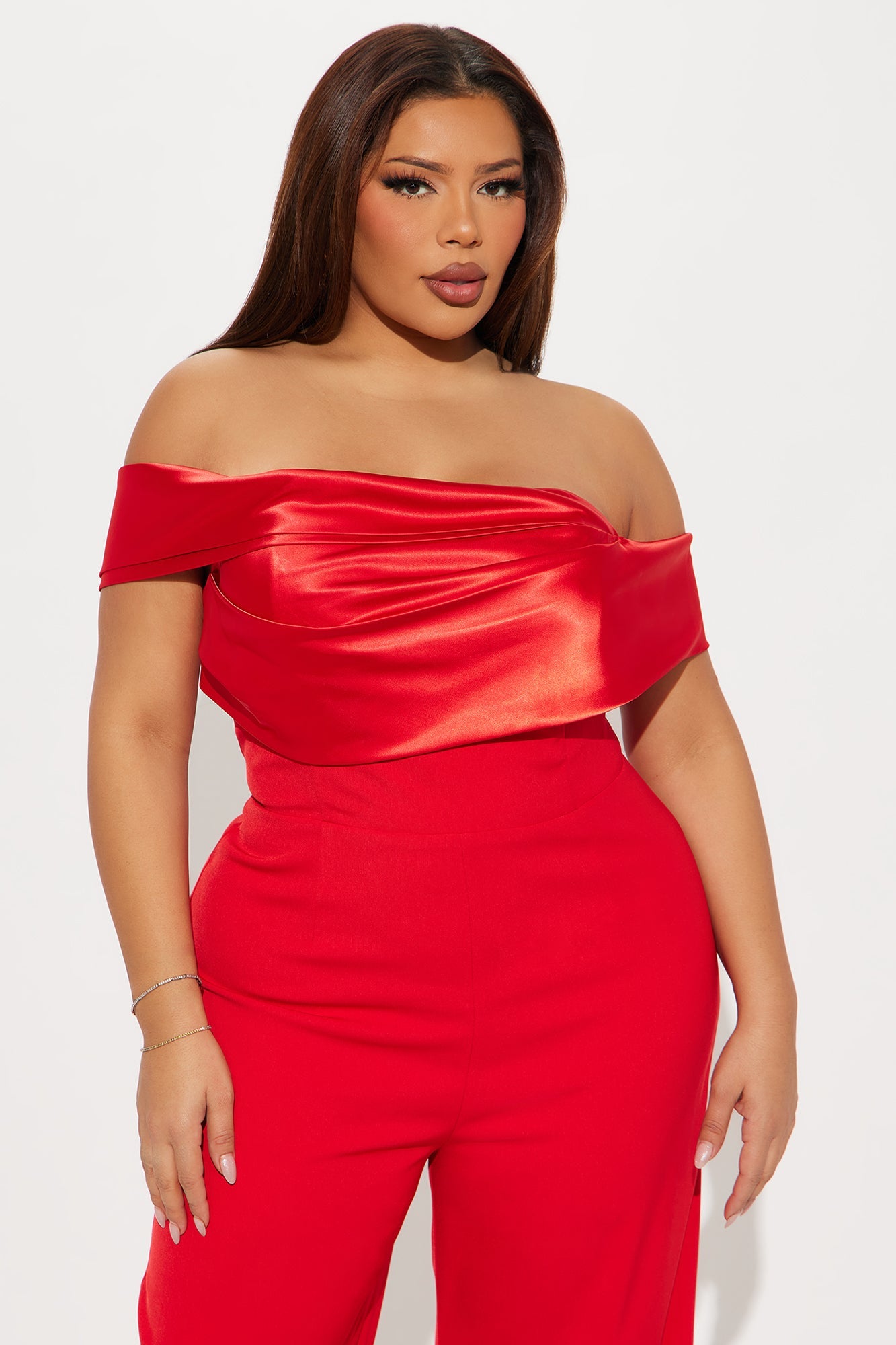 Be Yourself Jumpsuit - Red