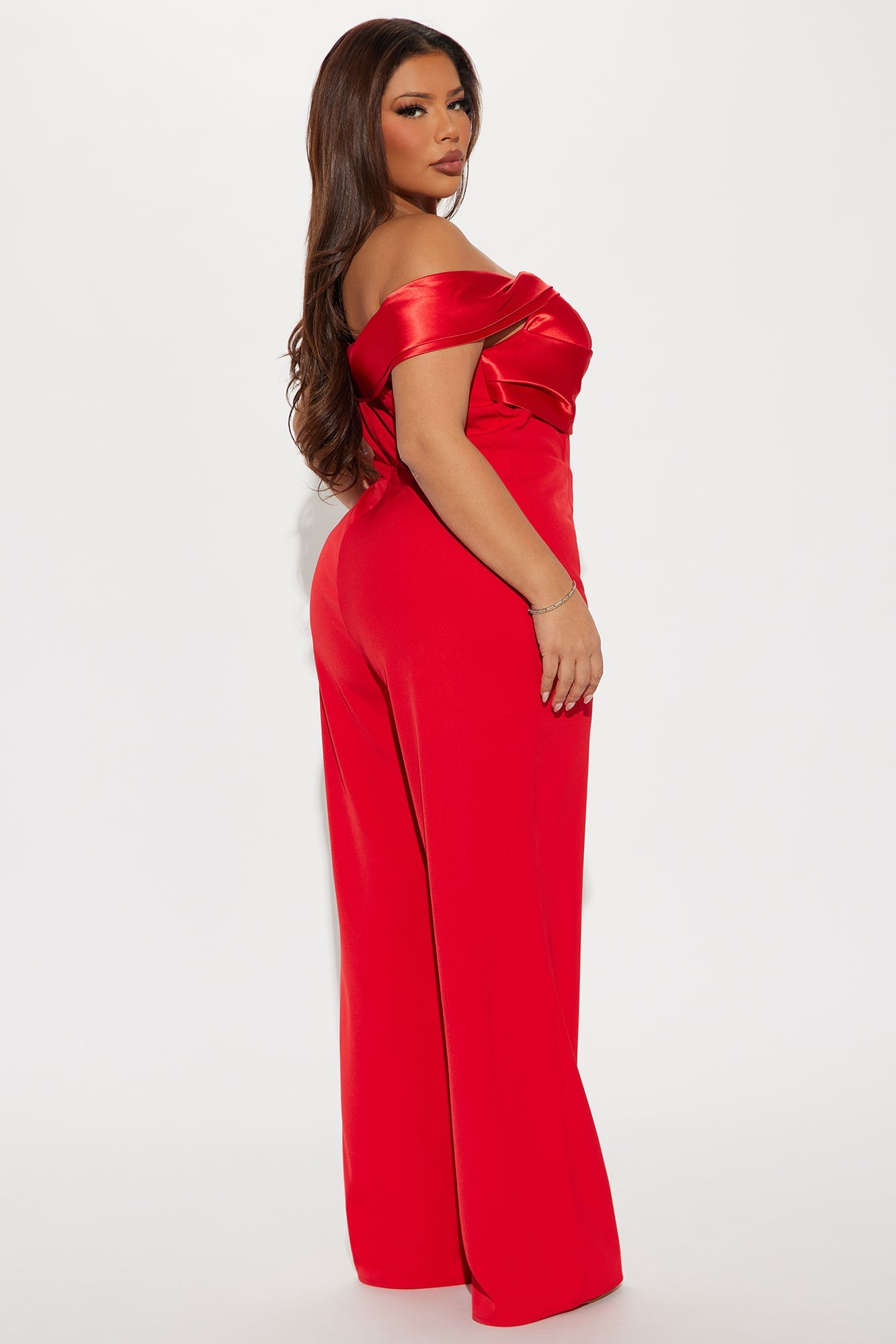 Be Yourself Jumpsuit - Red