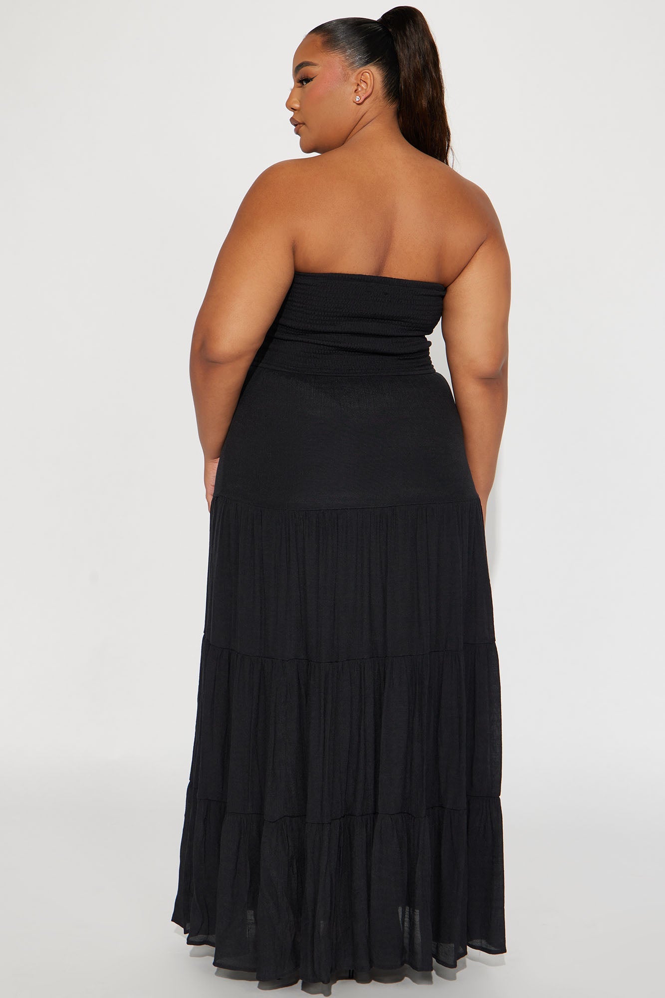 Juliette Tube Maxi Dress - Black