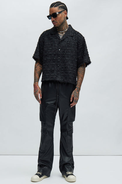 Window Shopping Boxy Shirt - Black