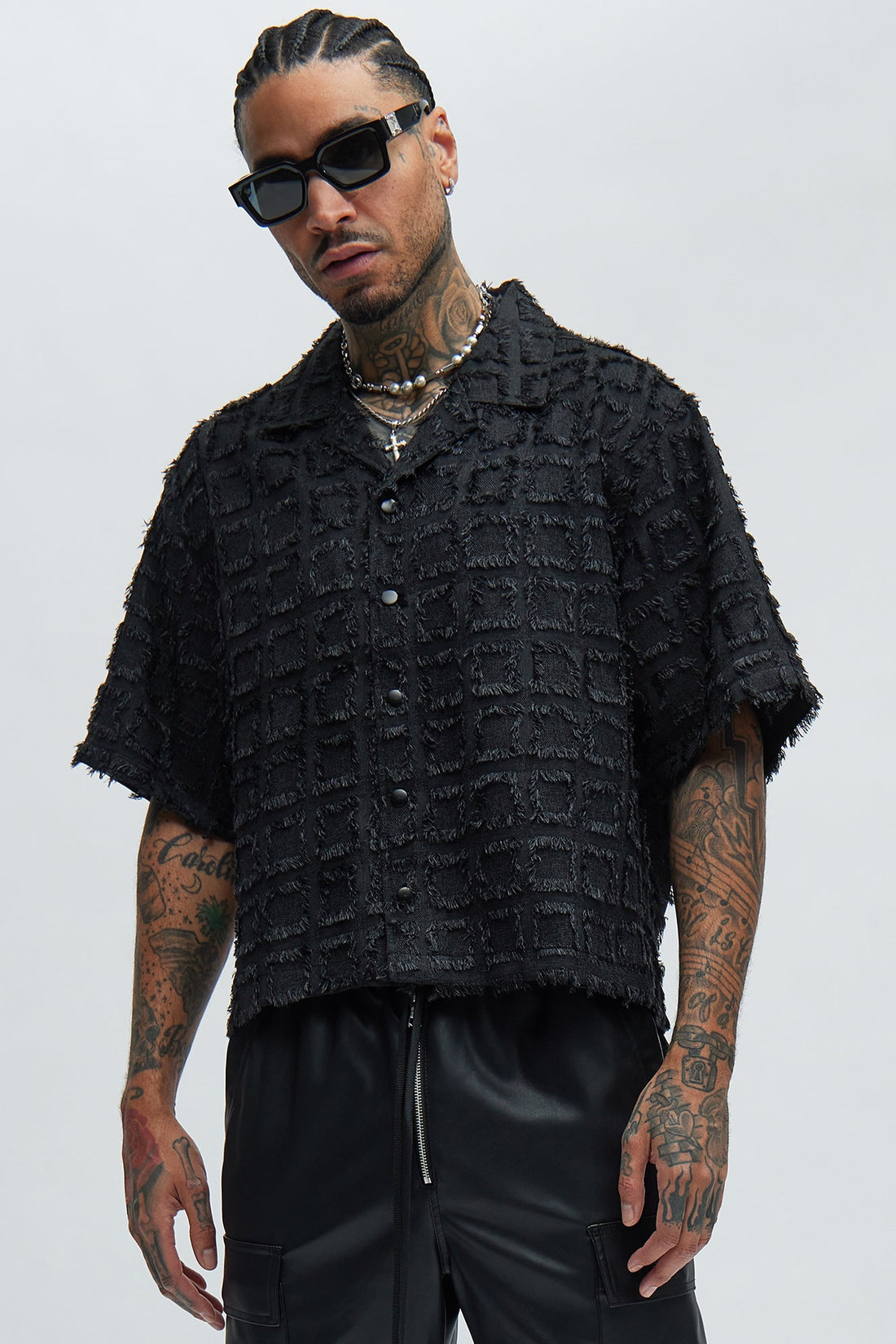 Window Shopping Boxy Shirt - Black