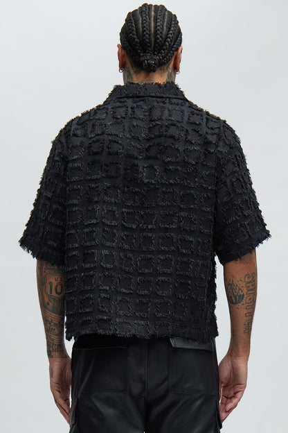 Window Shopping Boxy Shirt - Black