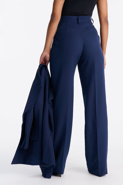 Tall Kendall High Rise Trouser Pant - Navy