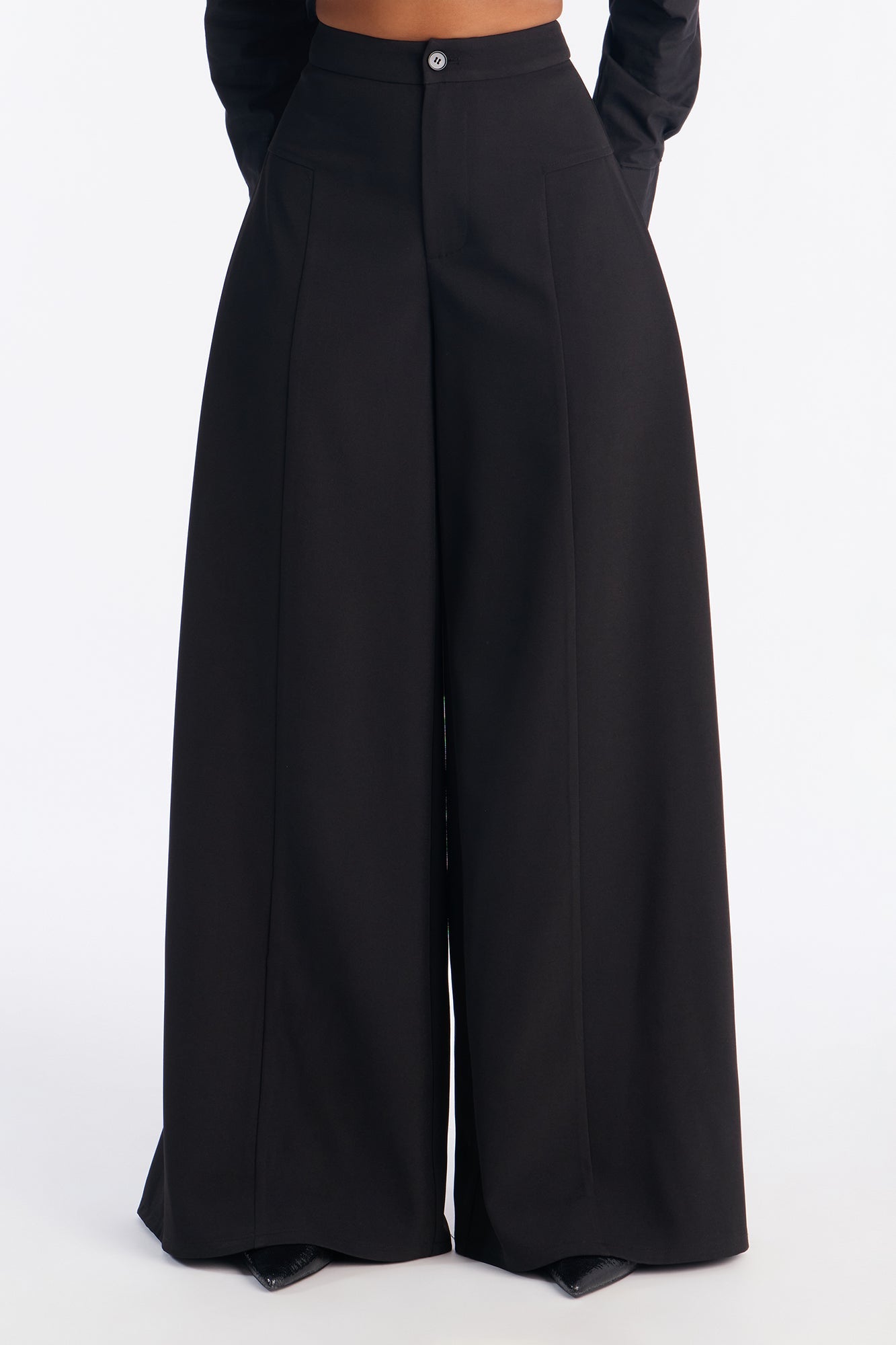 Carmina Wide Leg Pant 33″ - Black