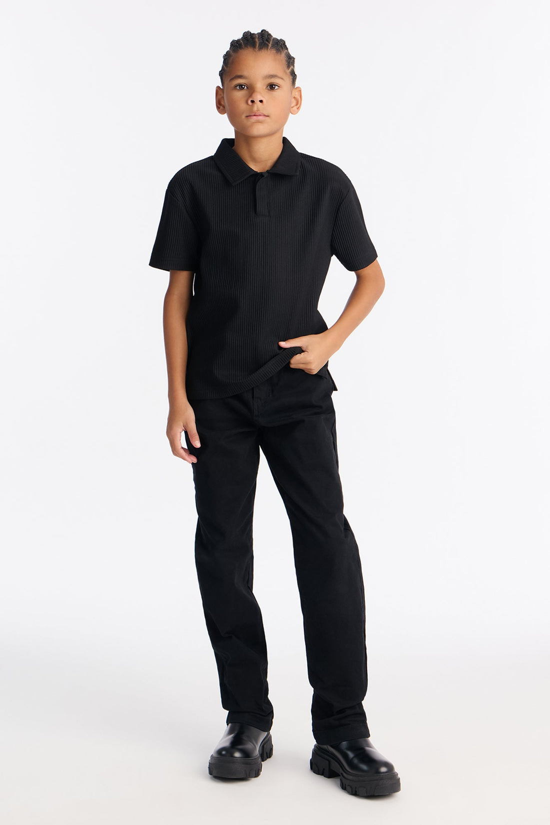 Mini Show Up Polo Shirt - Black