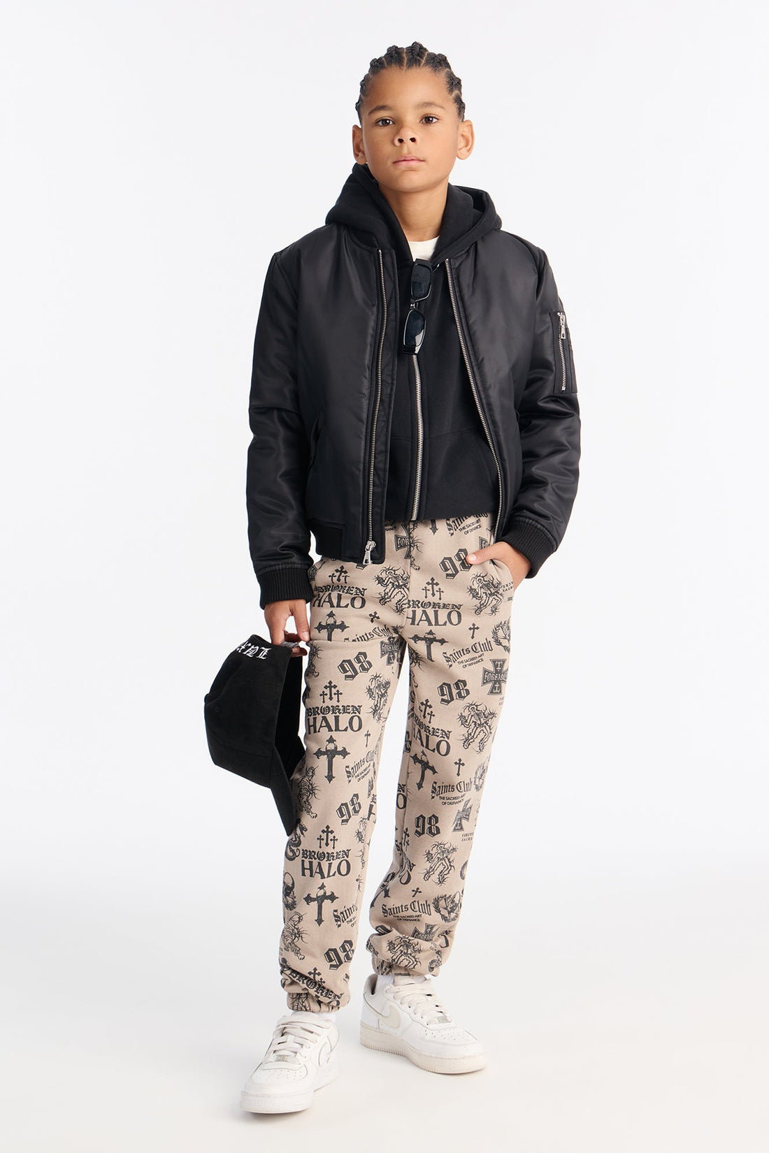 Mini Forever Sacred Jogger Pants - Grey