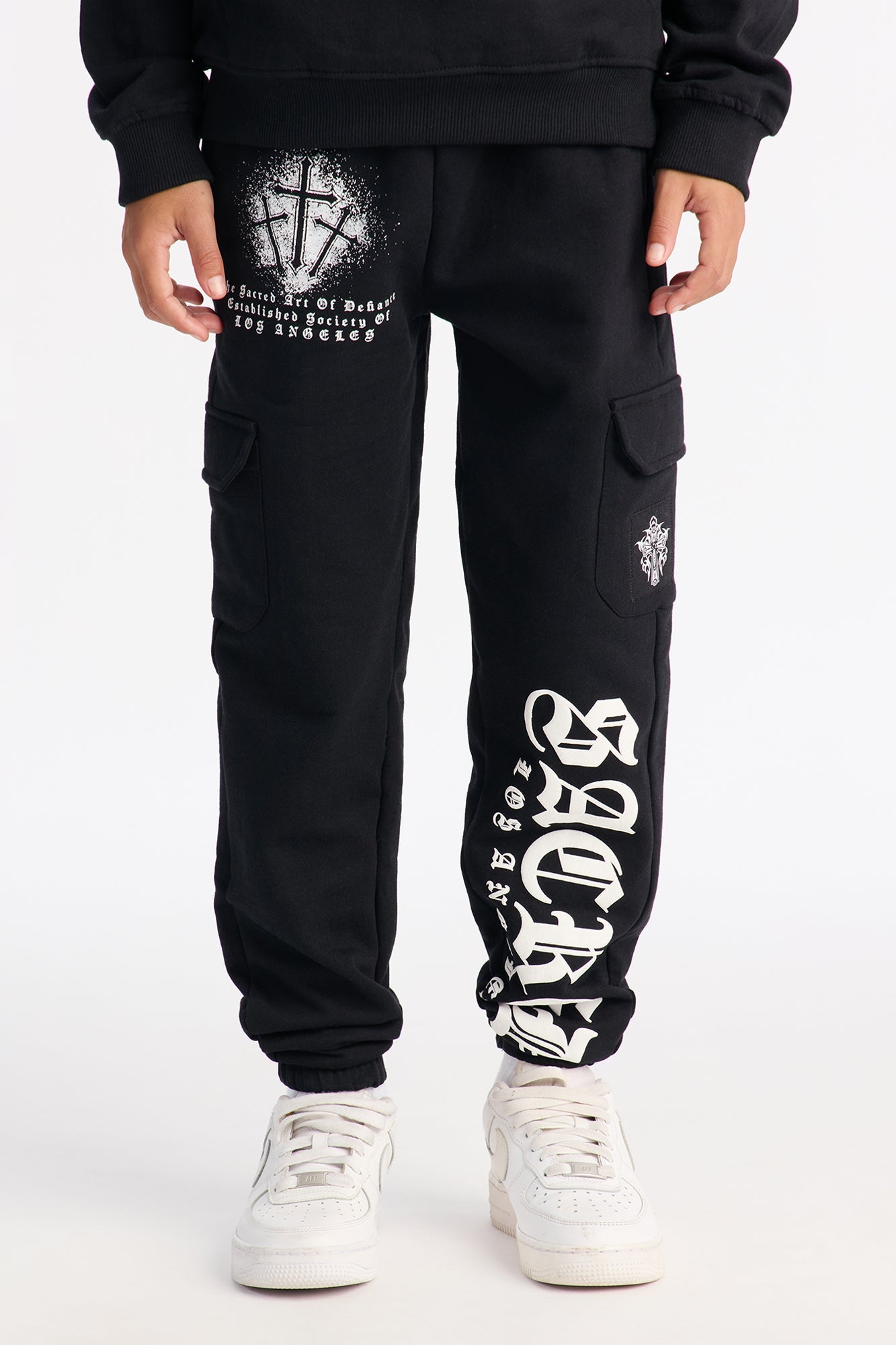 Mini Sacred Los Angeles Jogger Pants - Black