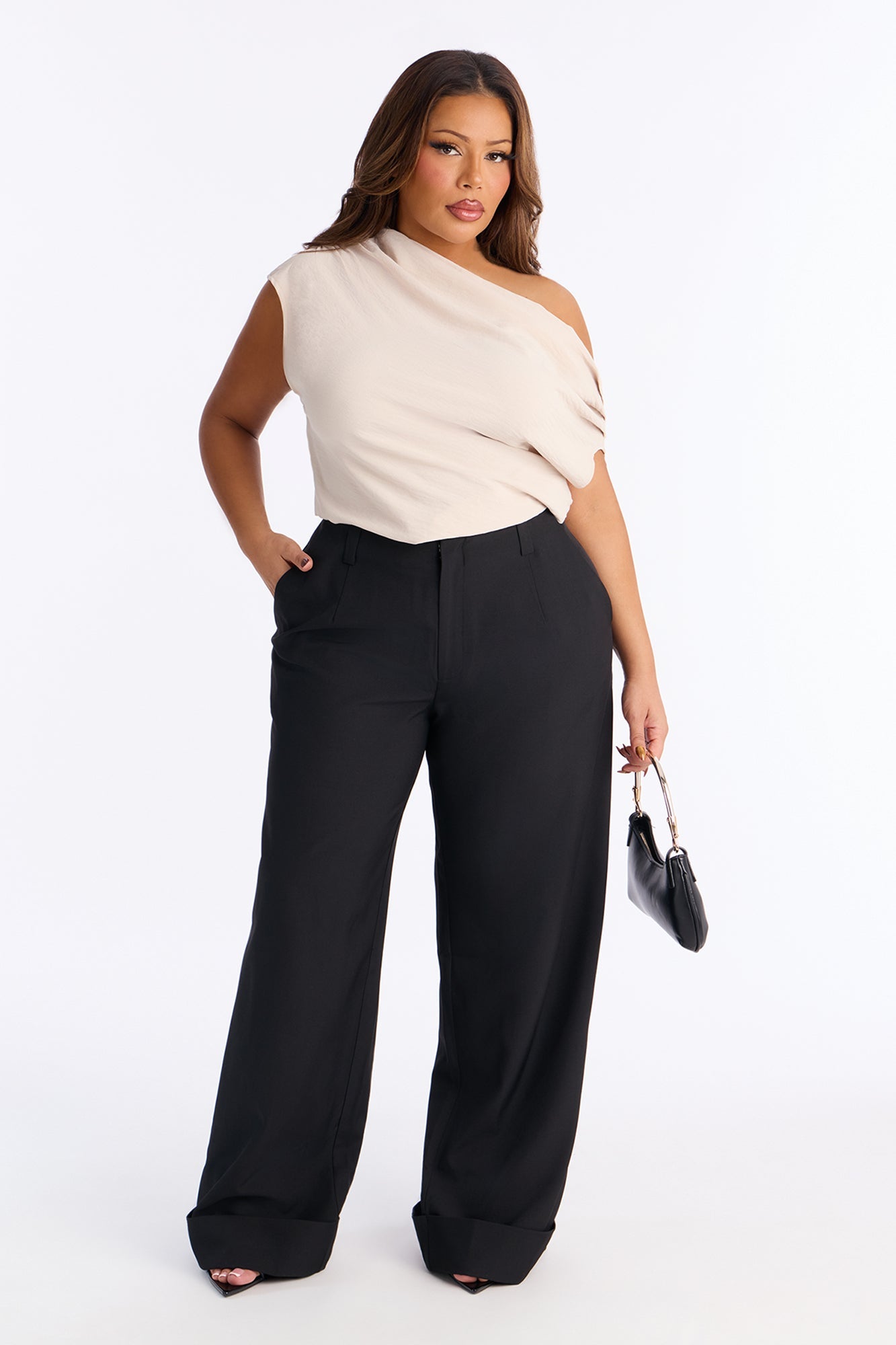 So Professional Low Rise Trouser Pants 33″ - Black