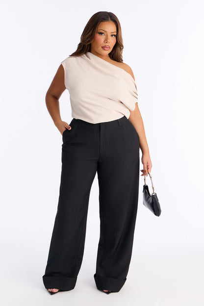 So Professional Low Rise Trouser Pants 33″ - Black