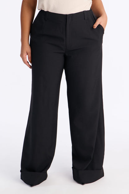 So Professional Low Rise Trouser Pants 33″ - Black