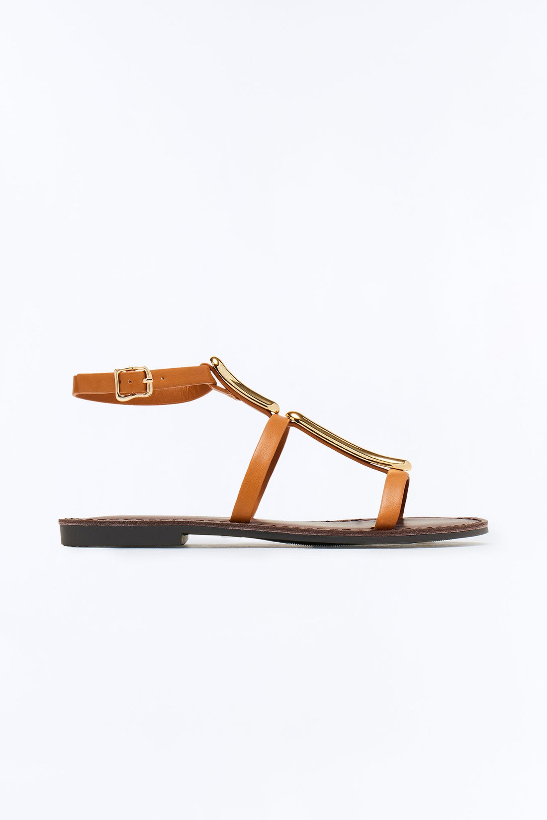 Felicity Hardware Sandals - Tan