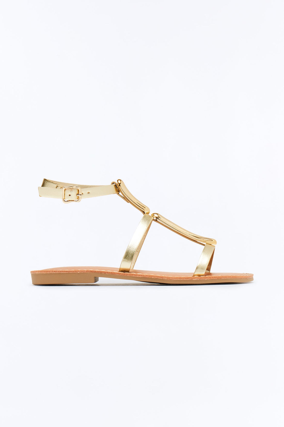 Felicity Hardware Sandals - Gold