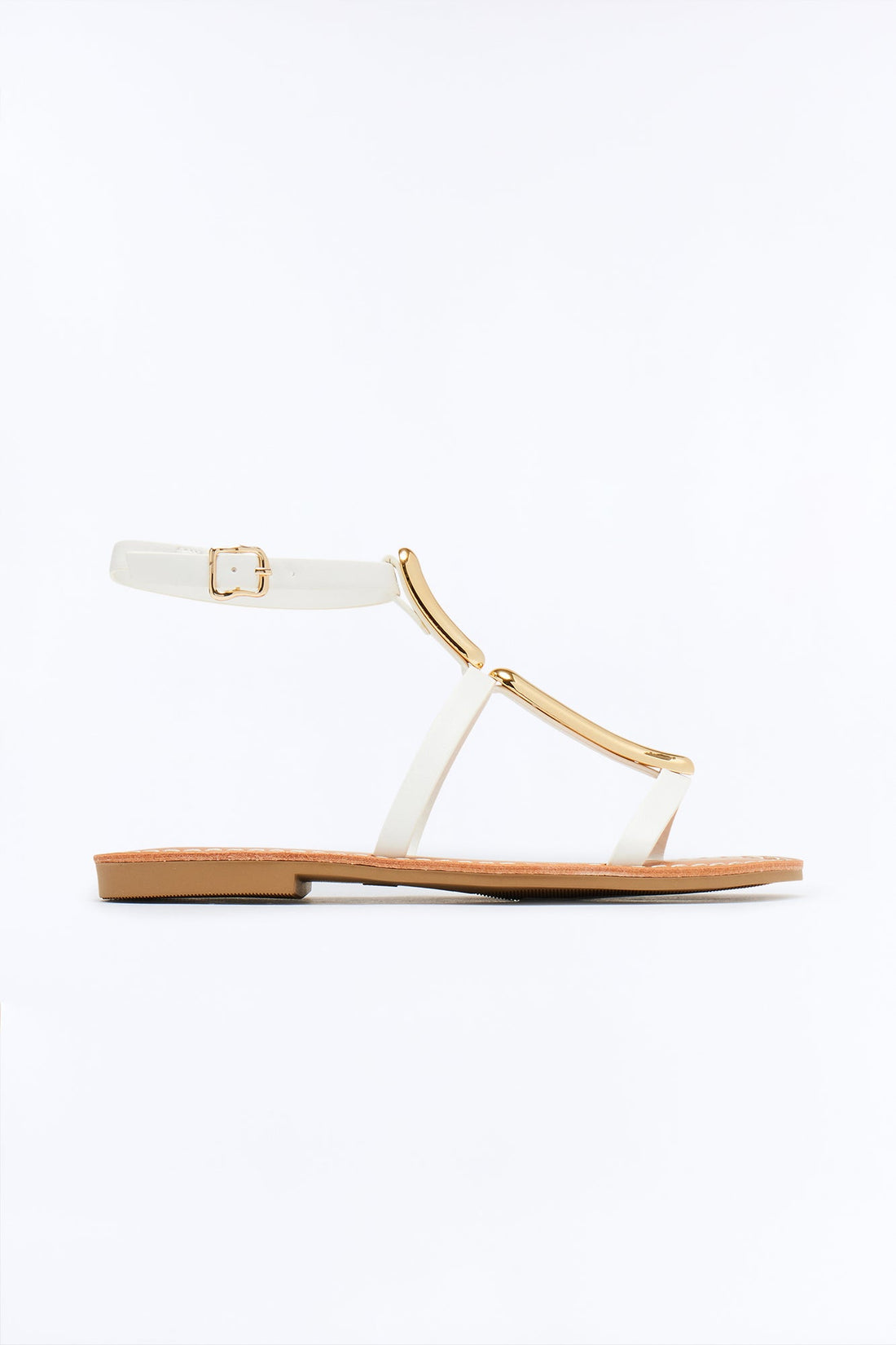 Felicity Hardware Sandals - White