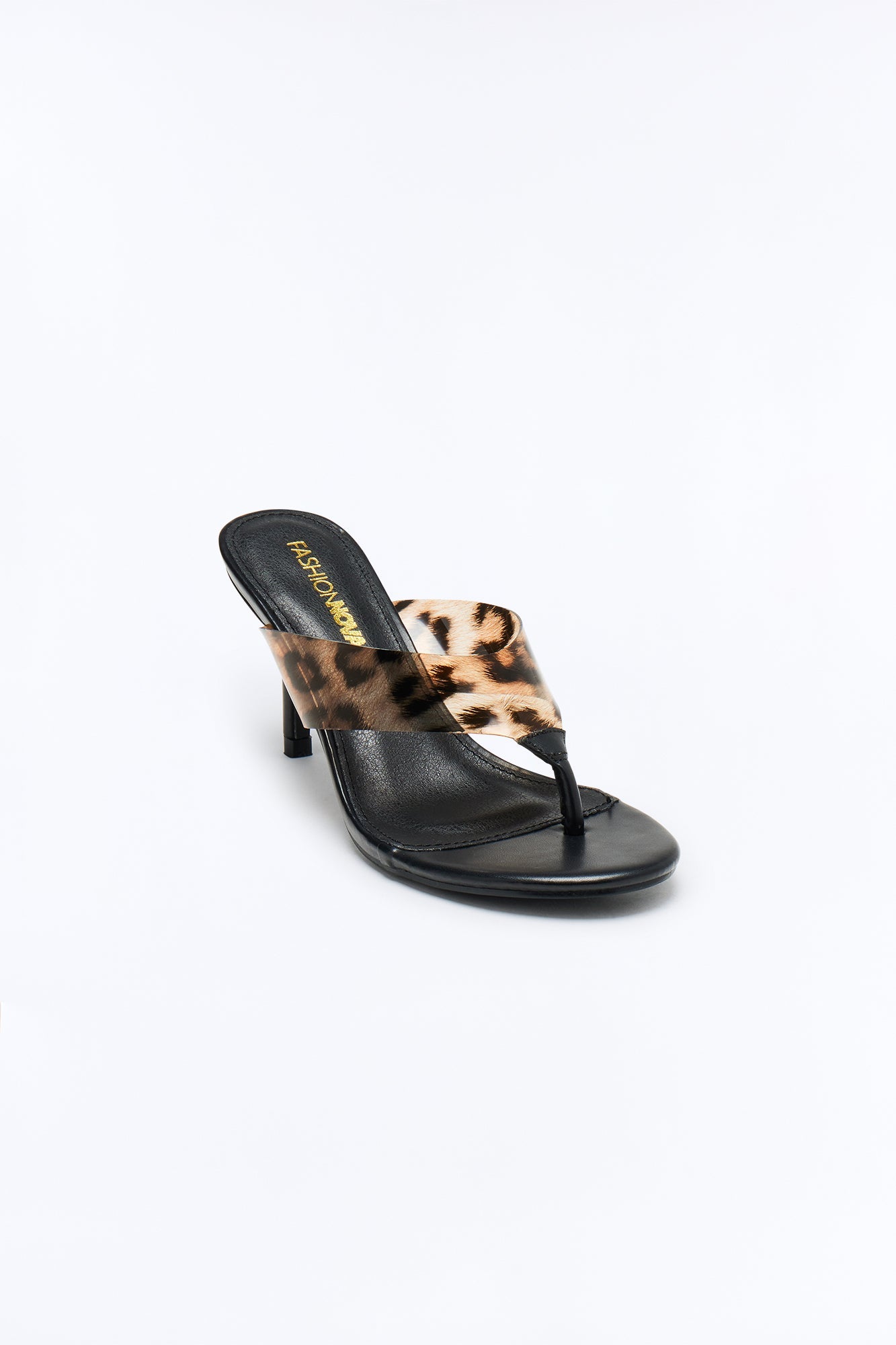 One Way Thong Heels - Black
