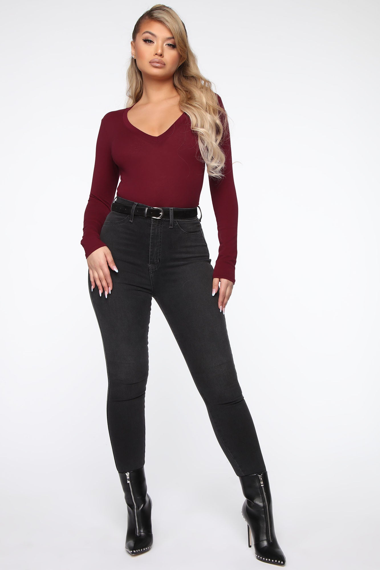 Voted Most Liked Bodysuit - Wine