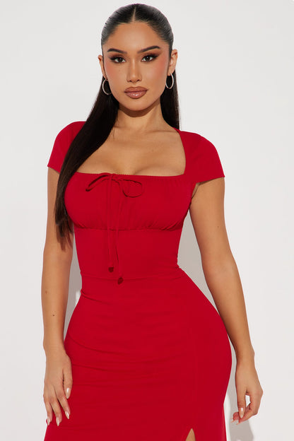 Serene Maxi Dress - Red
