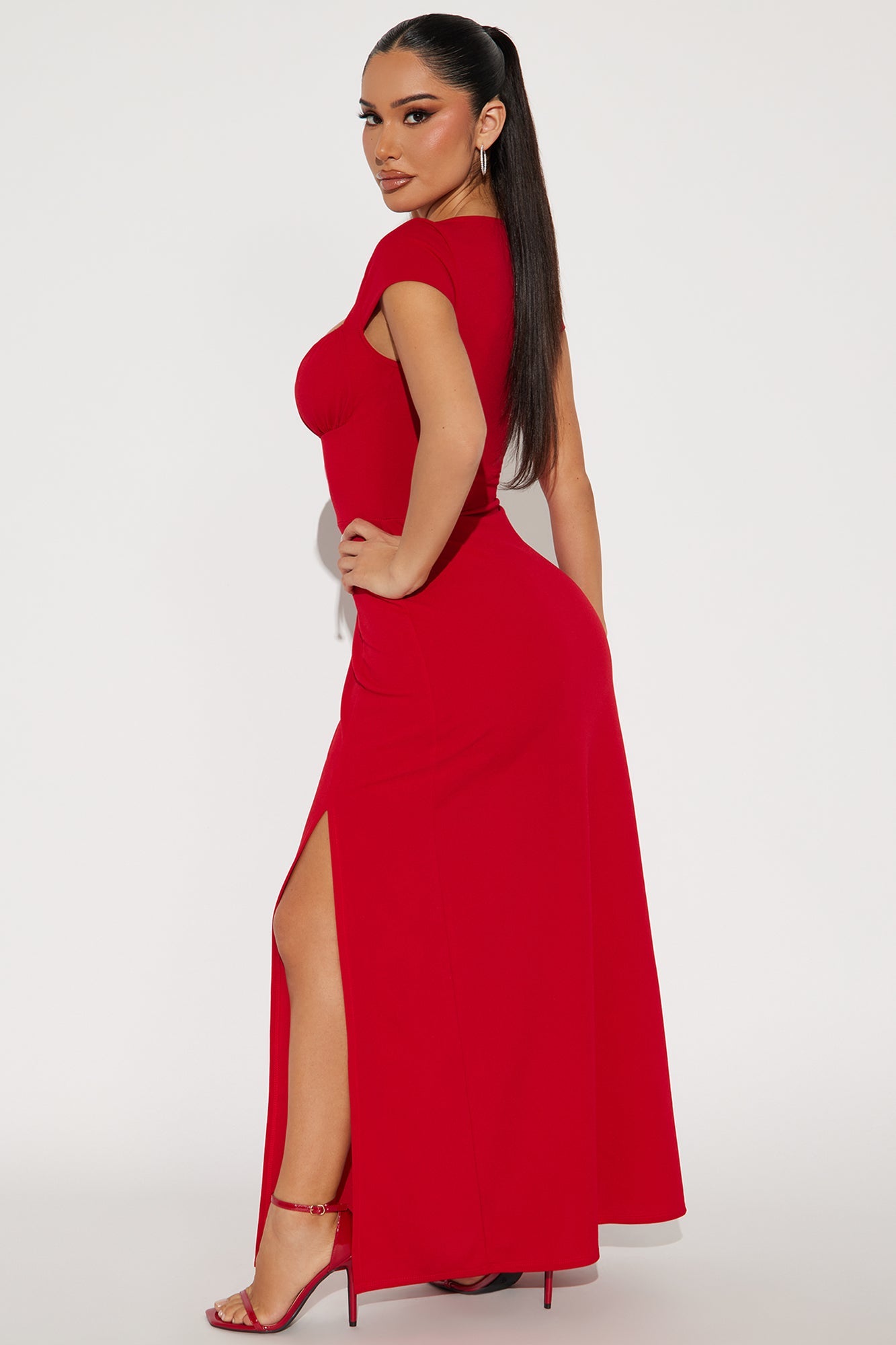 Serene Maxi Dress - Red