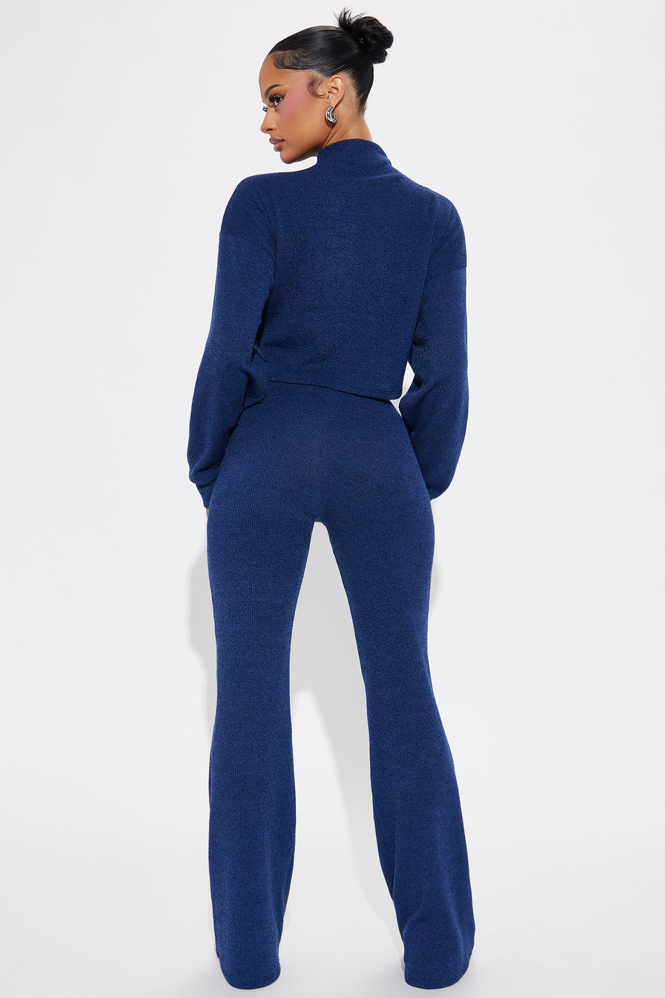 Simple Day Pant Set - Navy