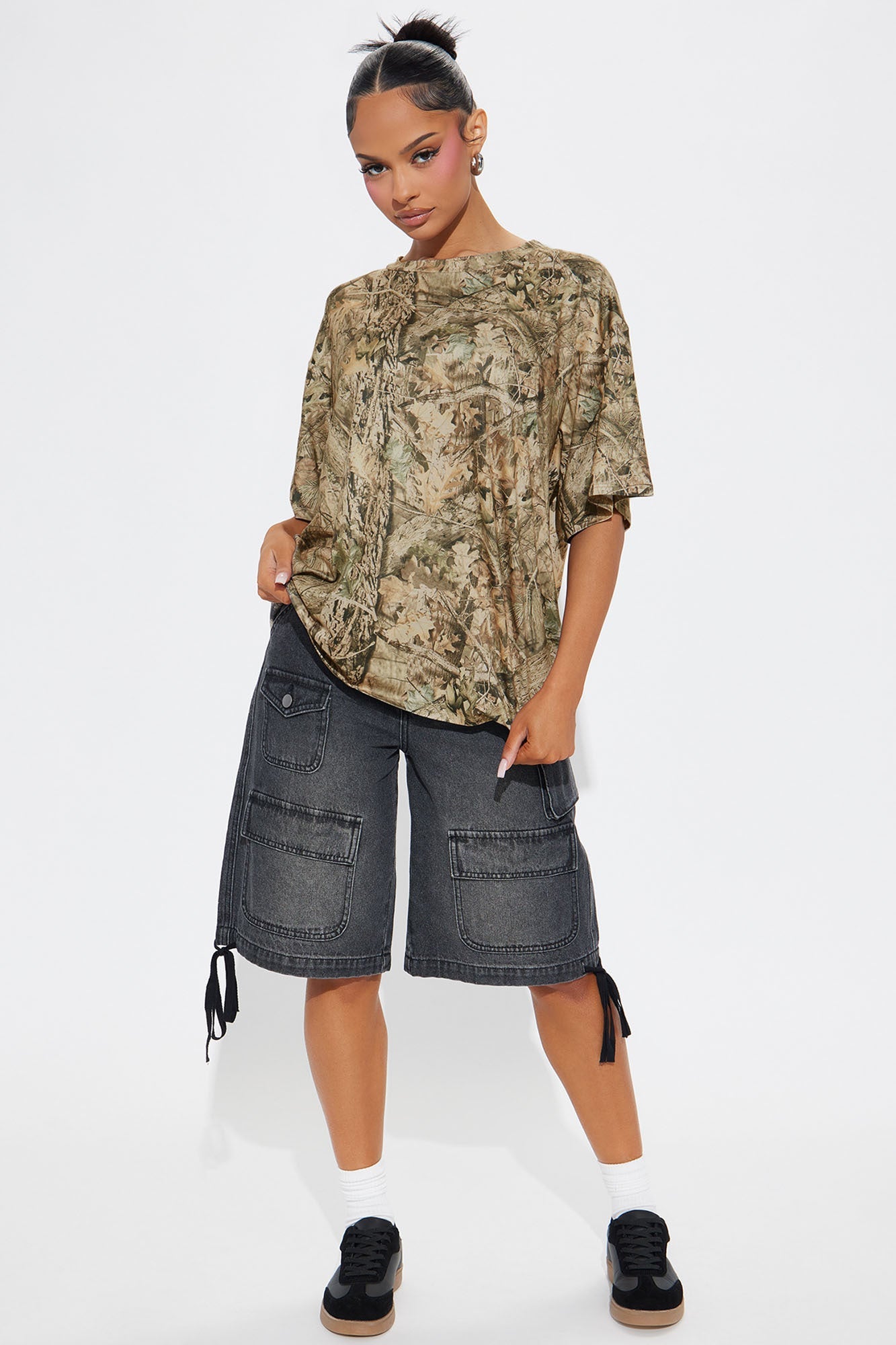 Set Free Camo Oversized Tee - Camouflage