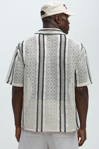 Flashbacks Shirt - White/Black