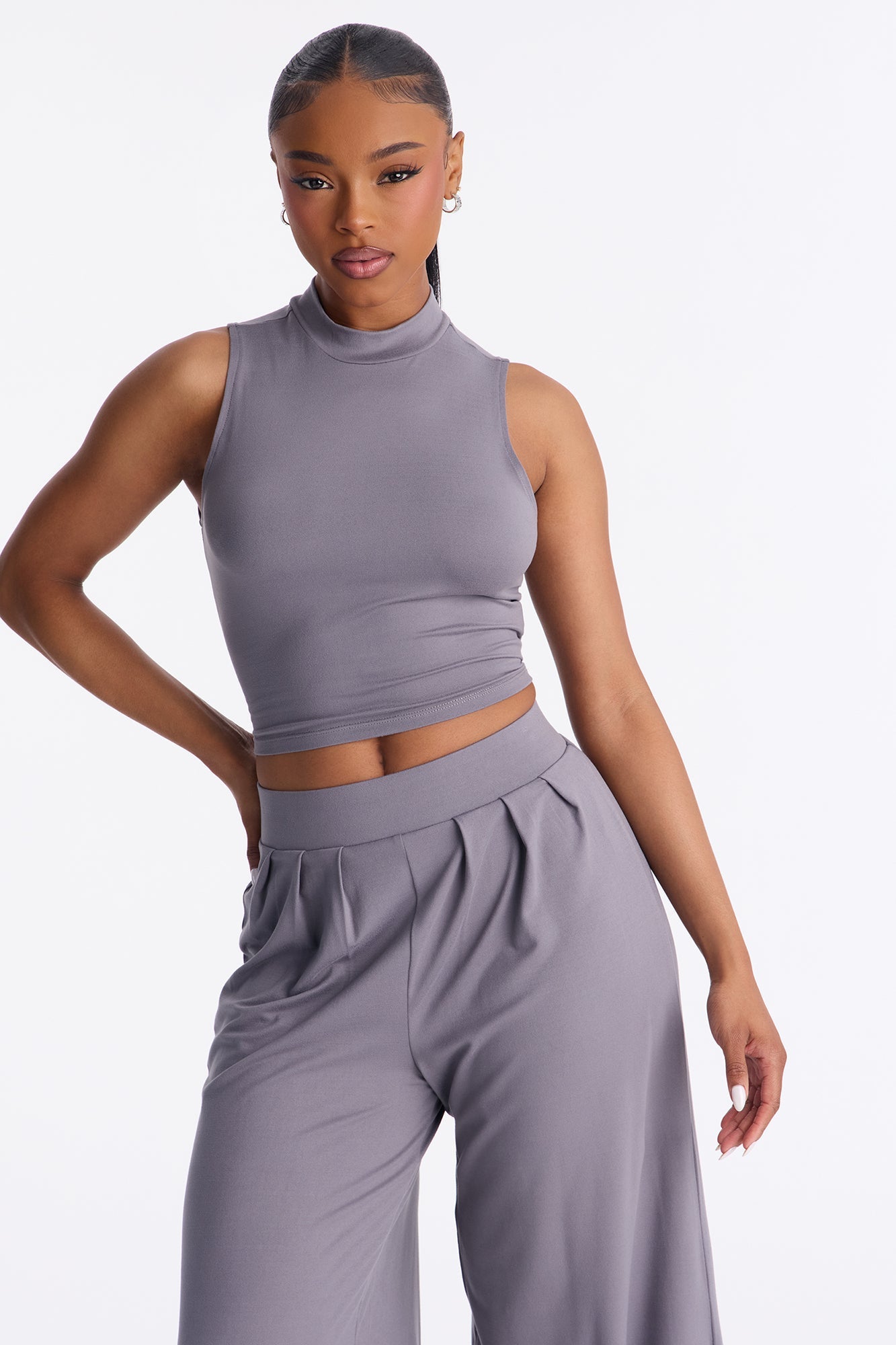Endless Moment Pant Set - Grey