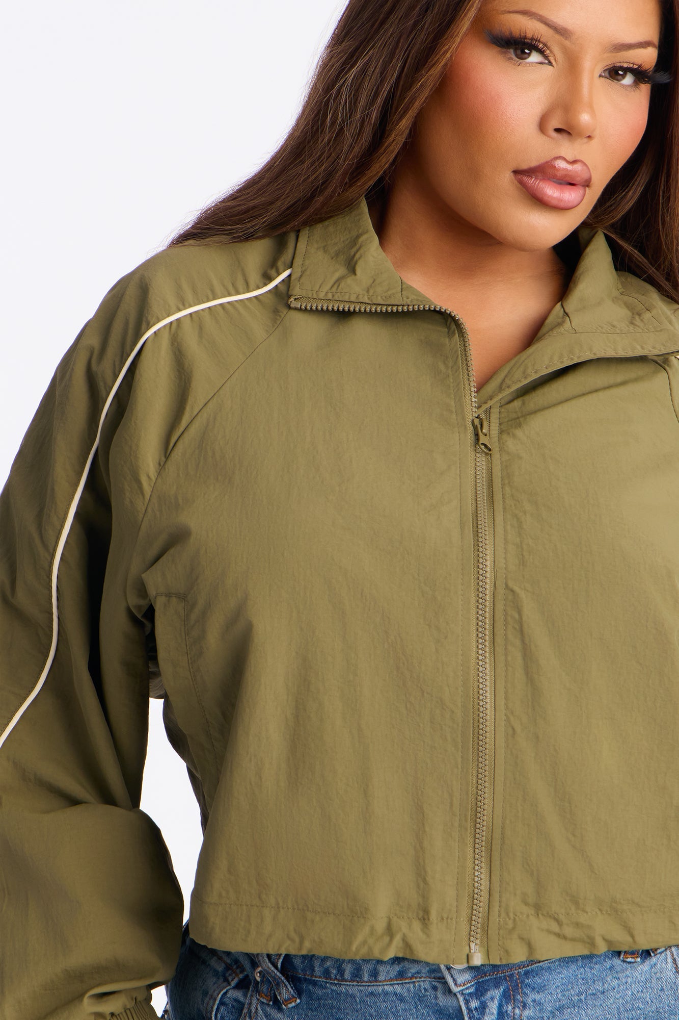 Keep Your Cool Windbreaker - Olive