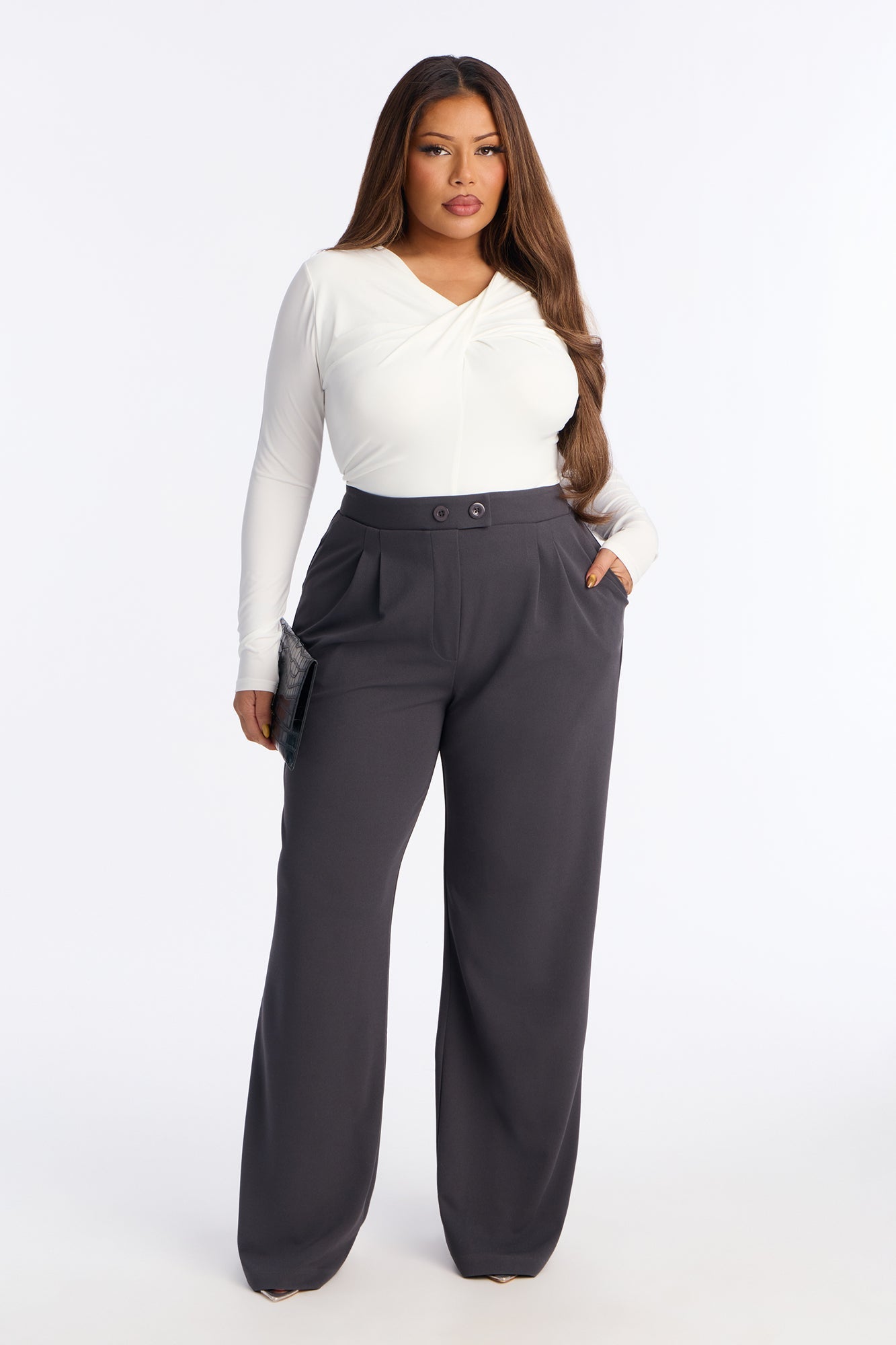 Feeling Focused Trouser - Charcoal