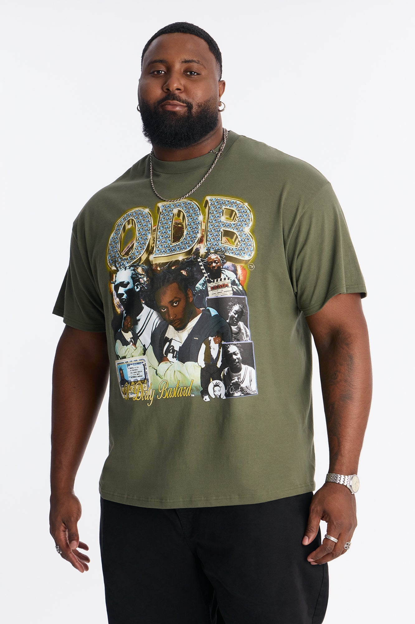 ODB Throwback Short Sleeve Shirt - Olive