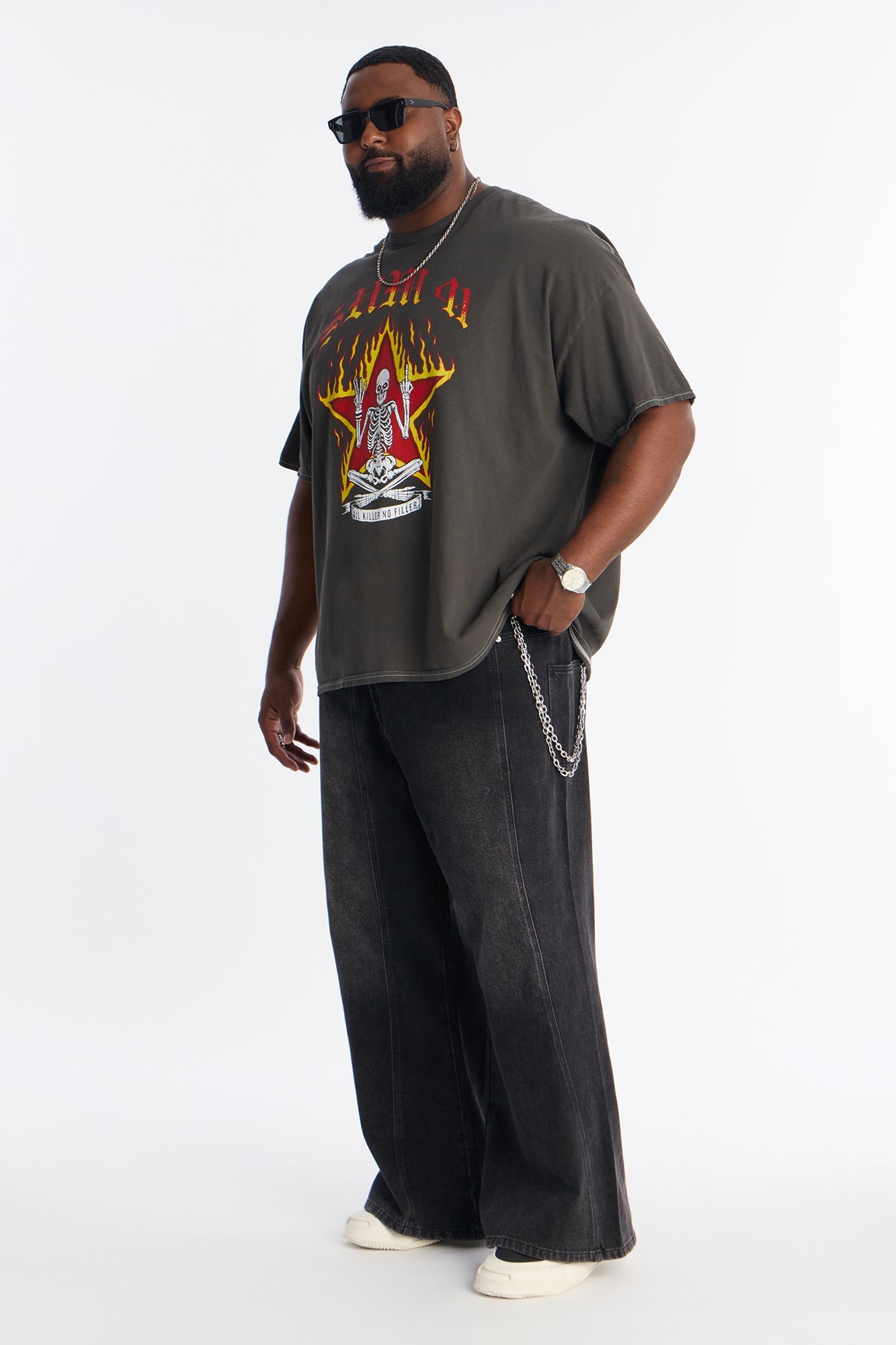 Sum 41 No Filler Short Sleeve Tee - Black