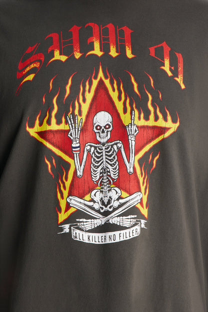 Sum 41 No Filler Short Sleeve Tee - Black
