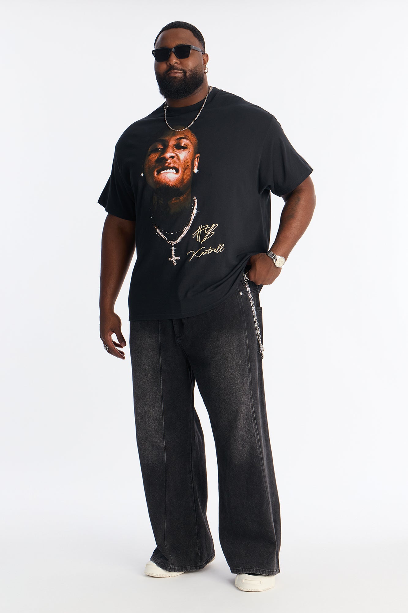 YoungBoy NBA Icey Short Sleeve Tee - Black