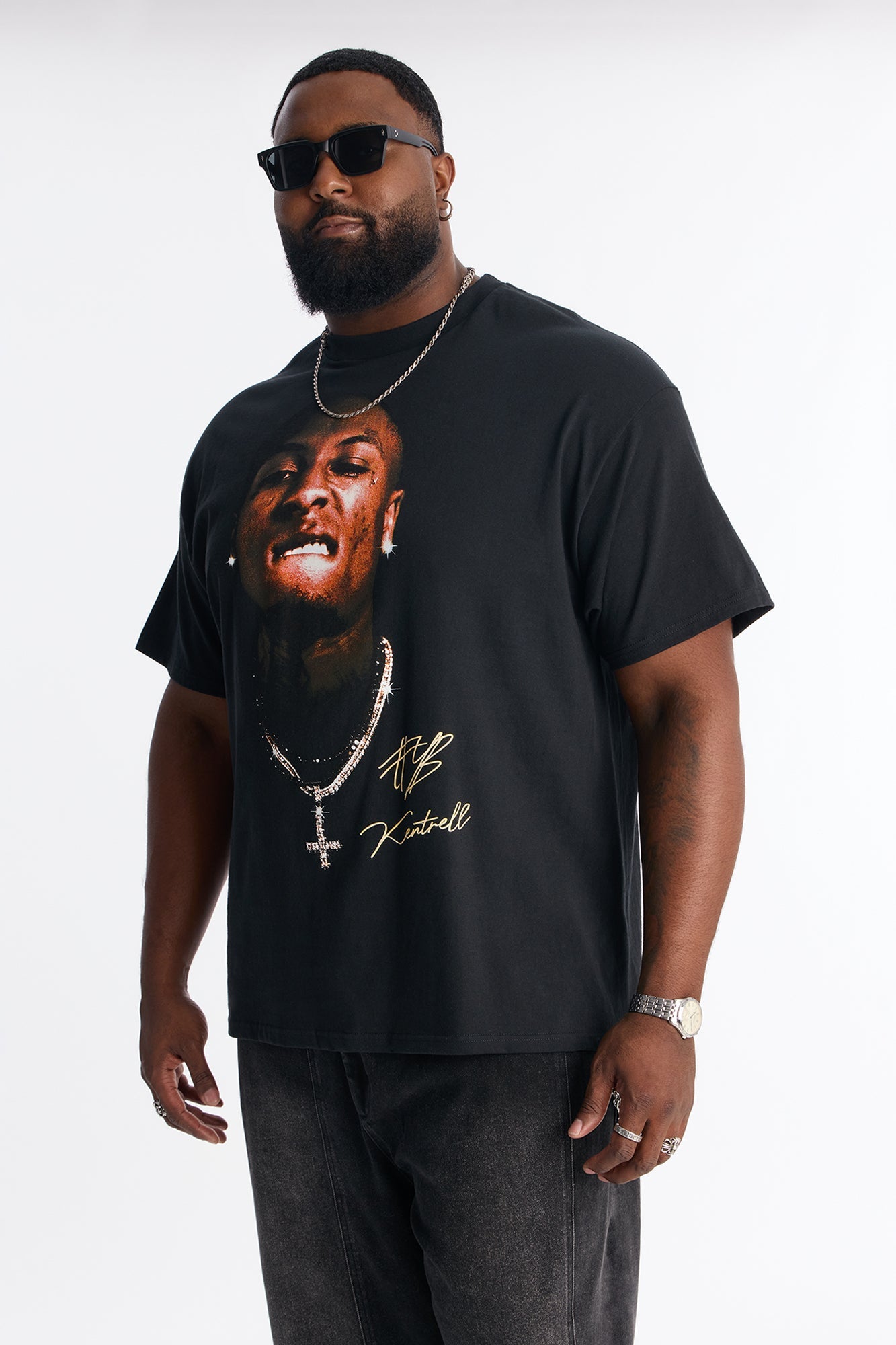 YoungBoy NBA Icey Short Sleeve Tee - Black