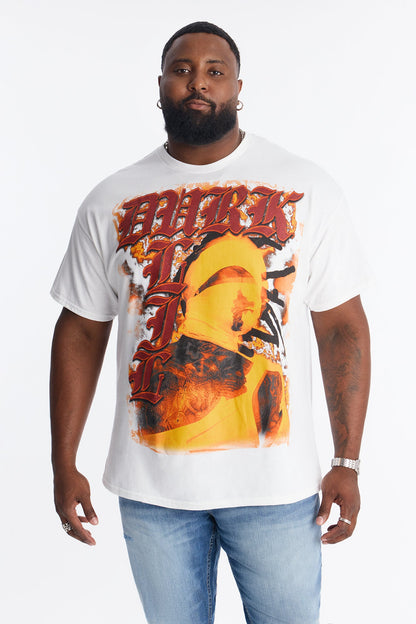 Lil Durk Blessed Short Sleeve Tee - White