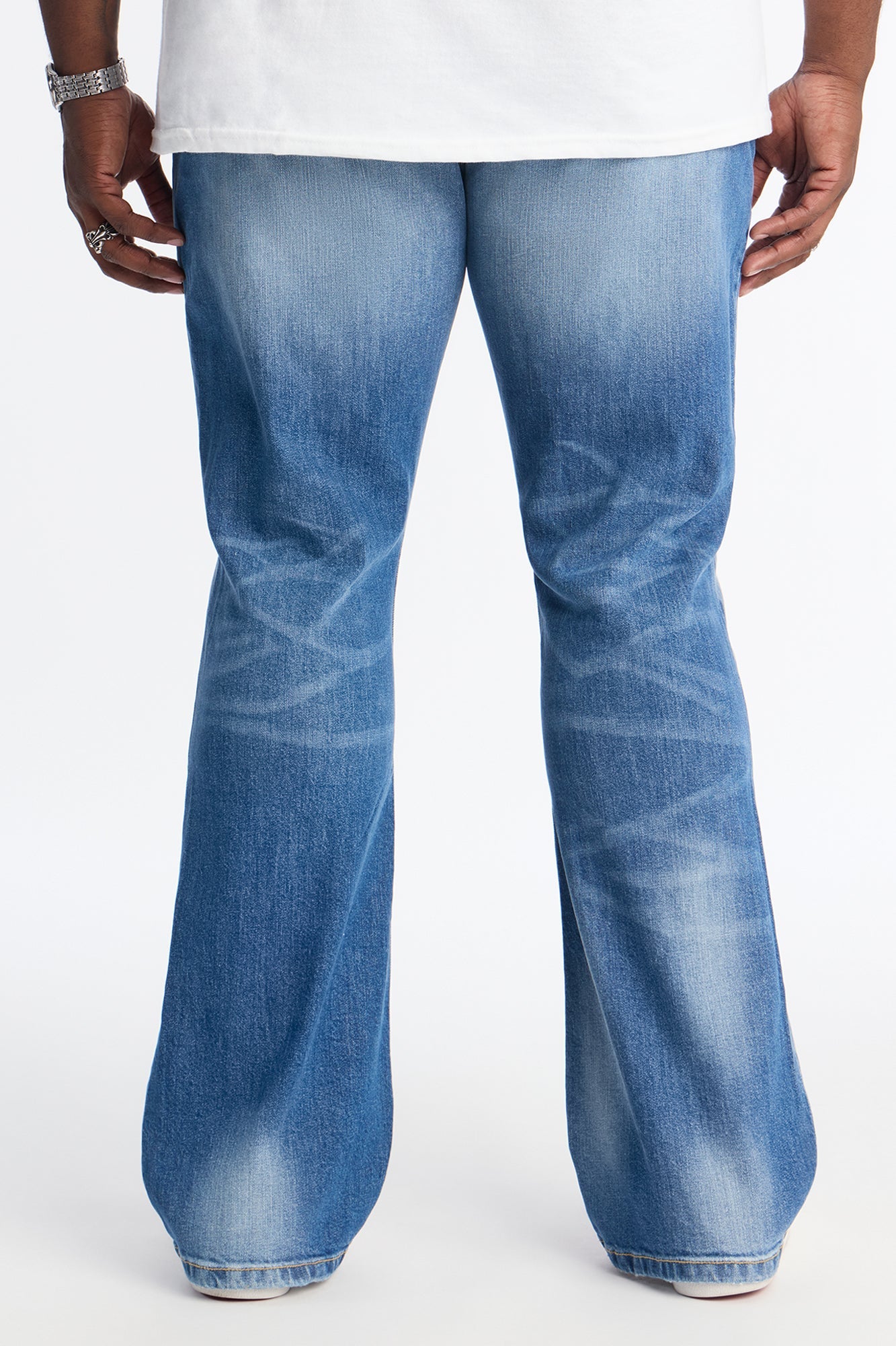Stacked Skinny Flare Wasco Jean - Medium Wash