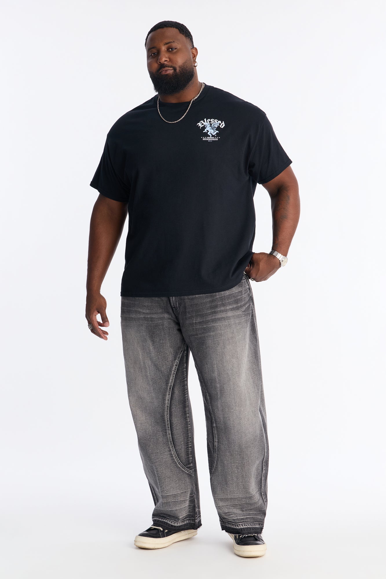 Blessed Not Broken Short Sleeve Tee - Black