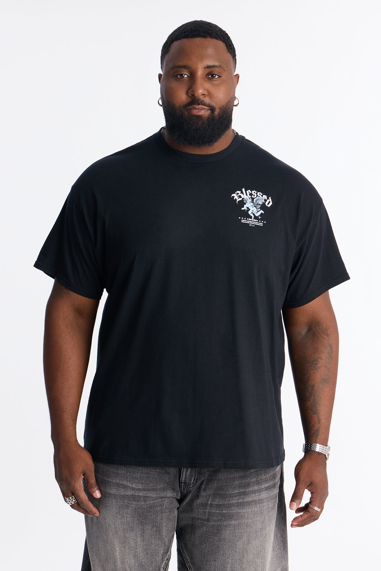 Blessed Not Broken Short Sleeve Tee - Black