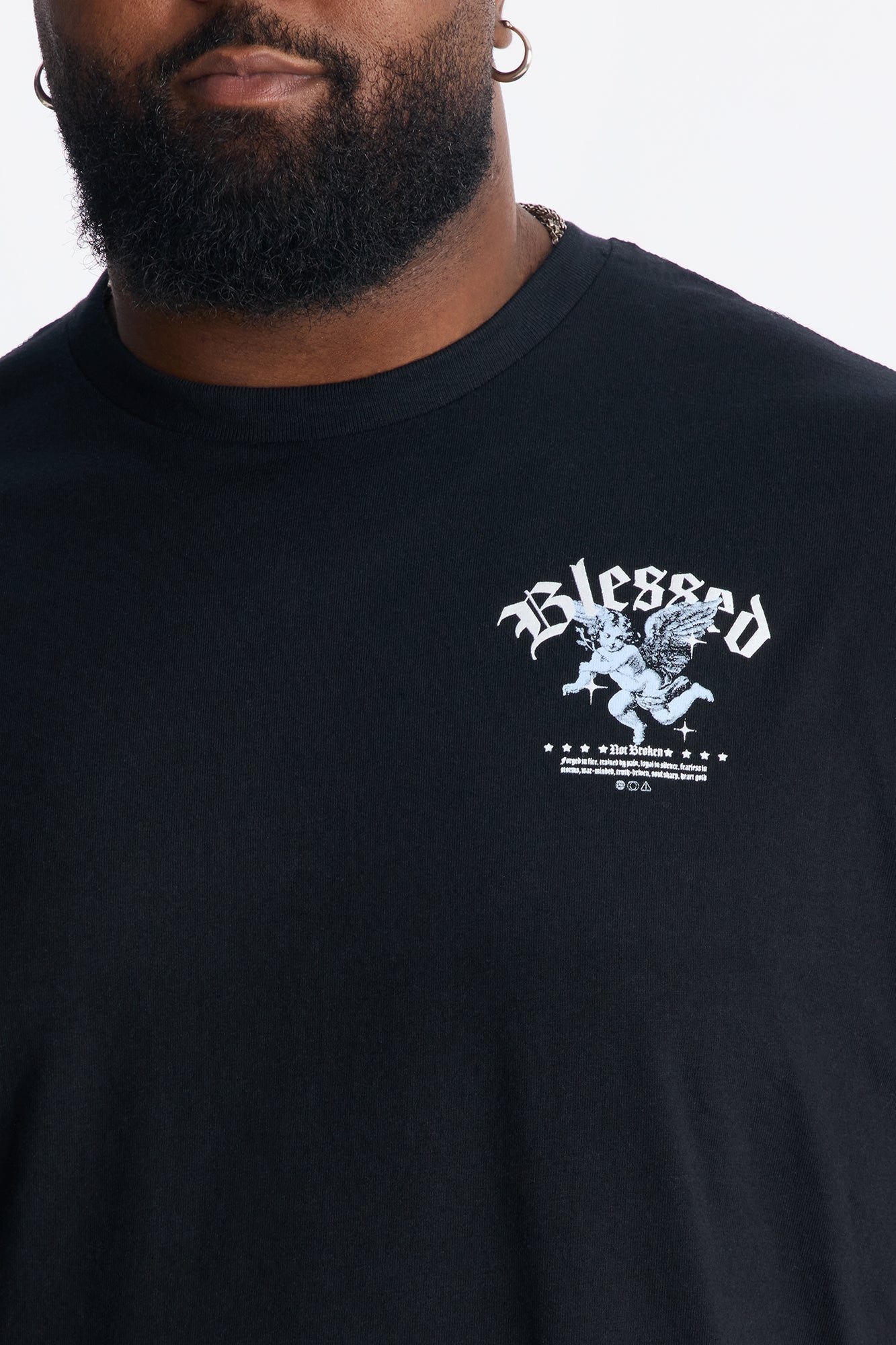Blessed Not Broken Short Sleeve Tee - Black