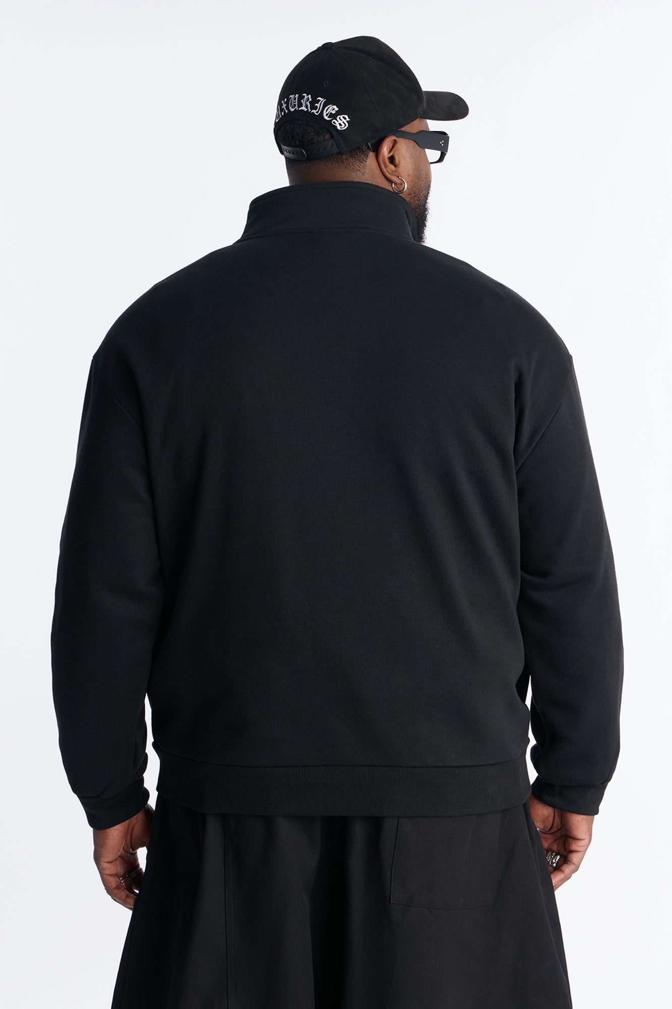 Built For Success Quarter Zip Sweatshirt - Black