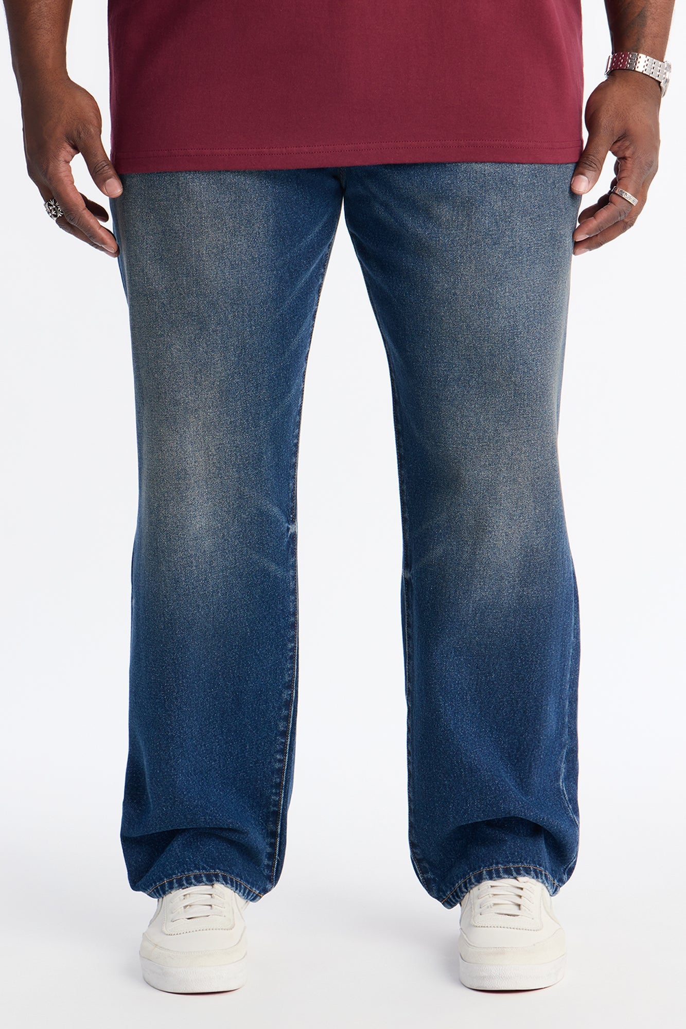 Classic Straight Fit Jeans - Dark Wash