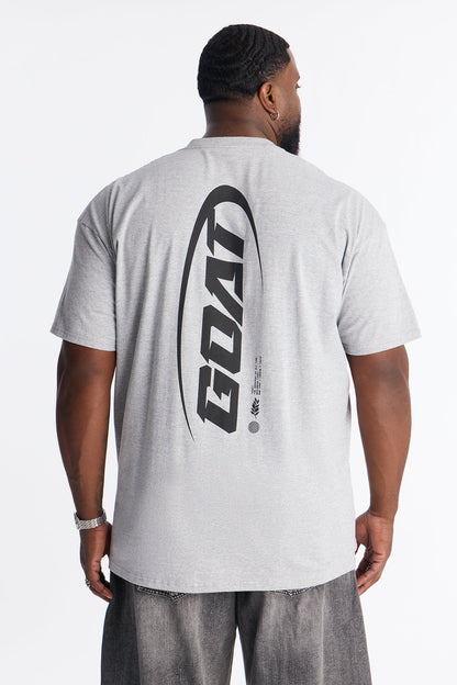 GOAT Forever Worldwide Short Sleeve Tee - Heather Grey