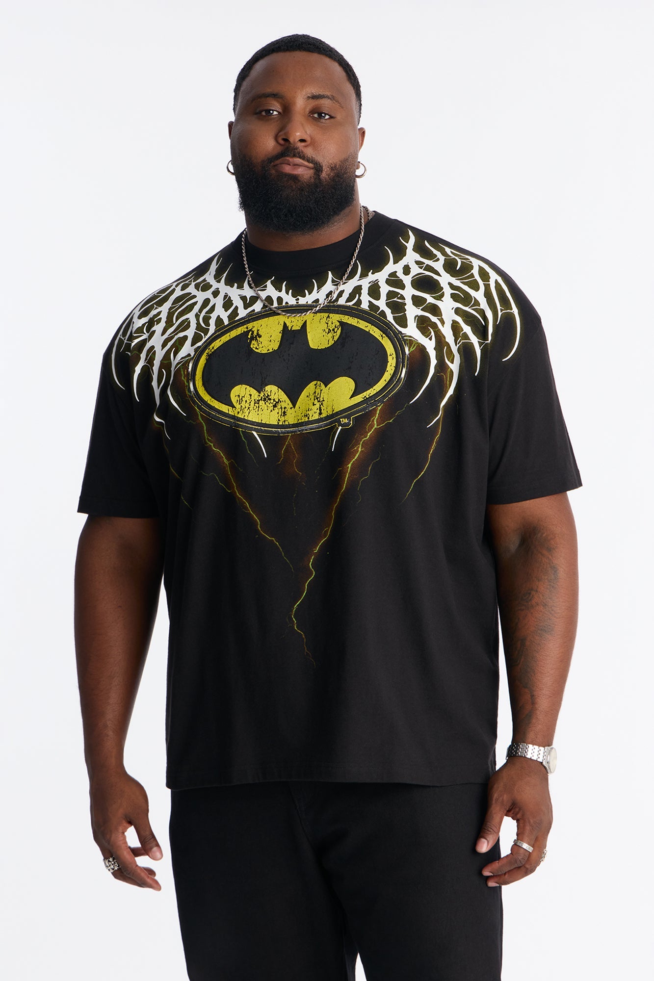 Batman Emblem Of Shadows Short Sleeve Tee - Black