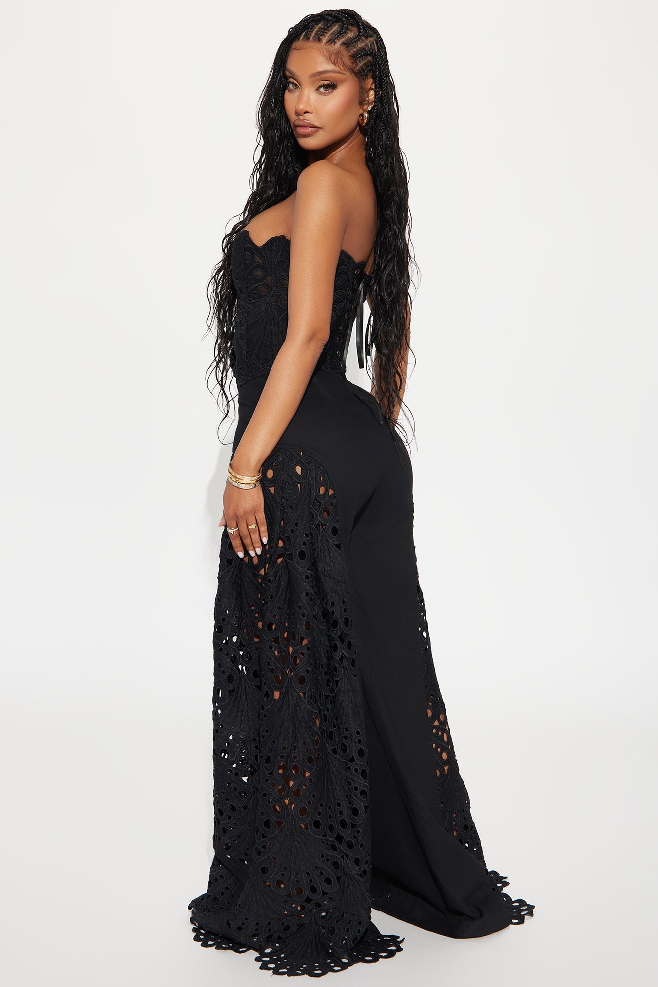 Carmen Corset Pant Set - Black